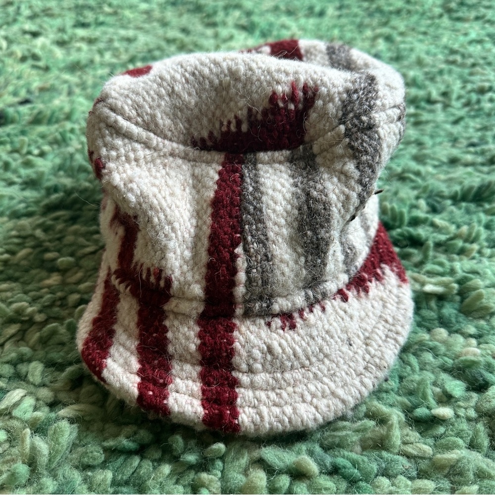 Cozy Striped Kids Bucket Hat